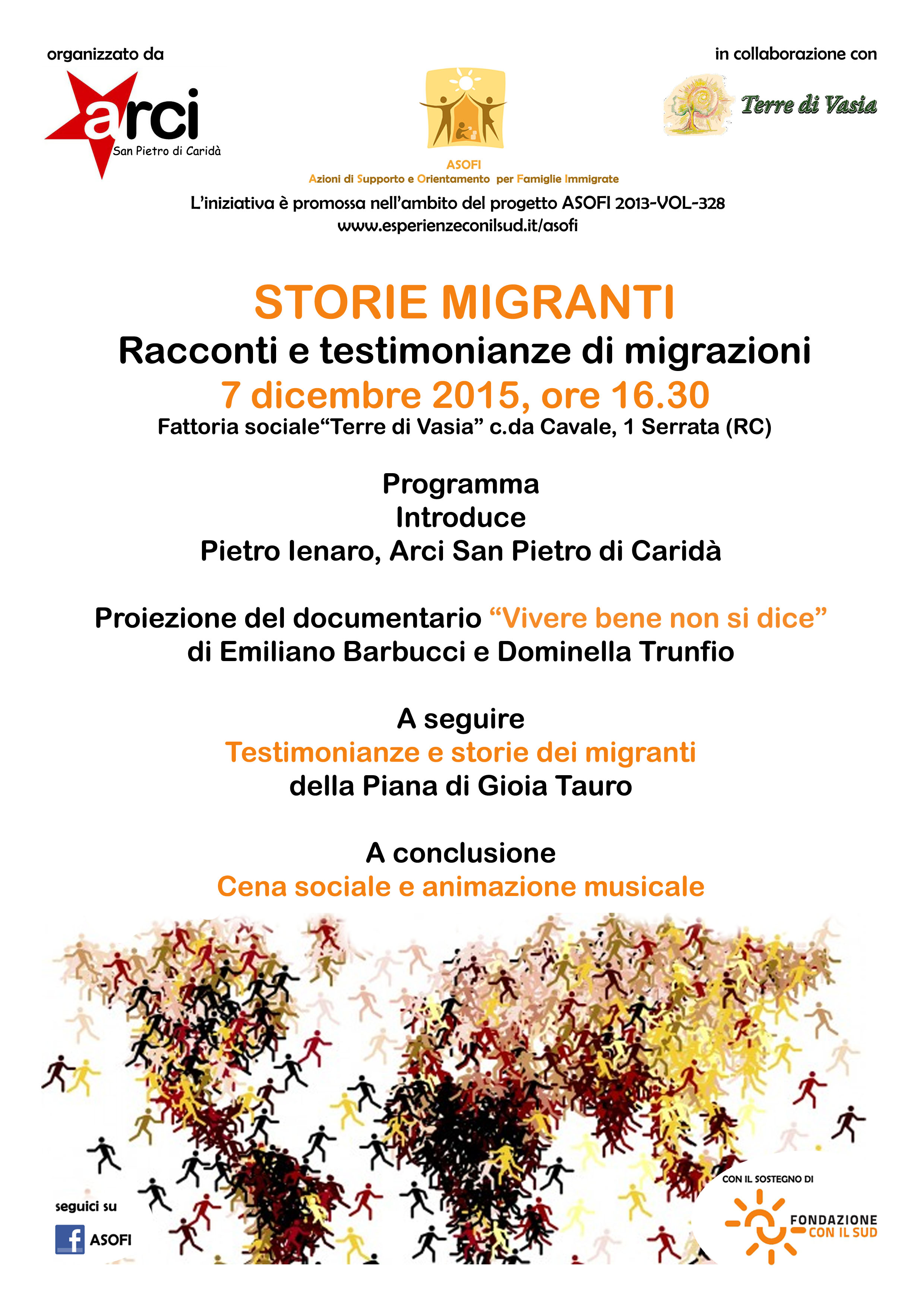 STORIE MIGRANTI  7 dicembre