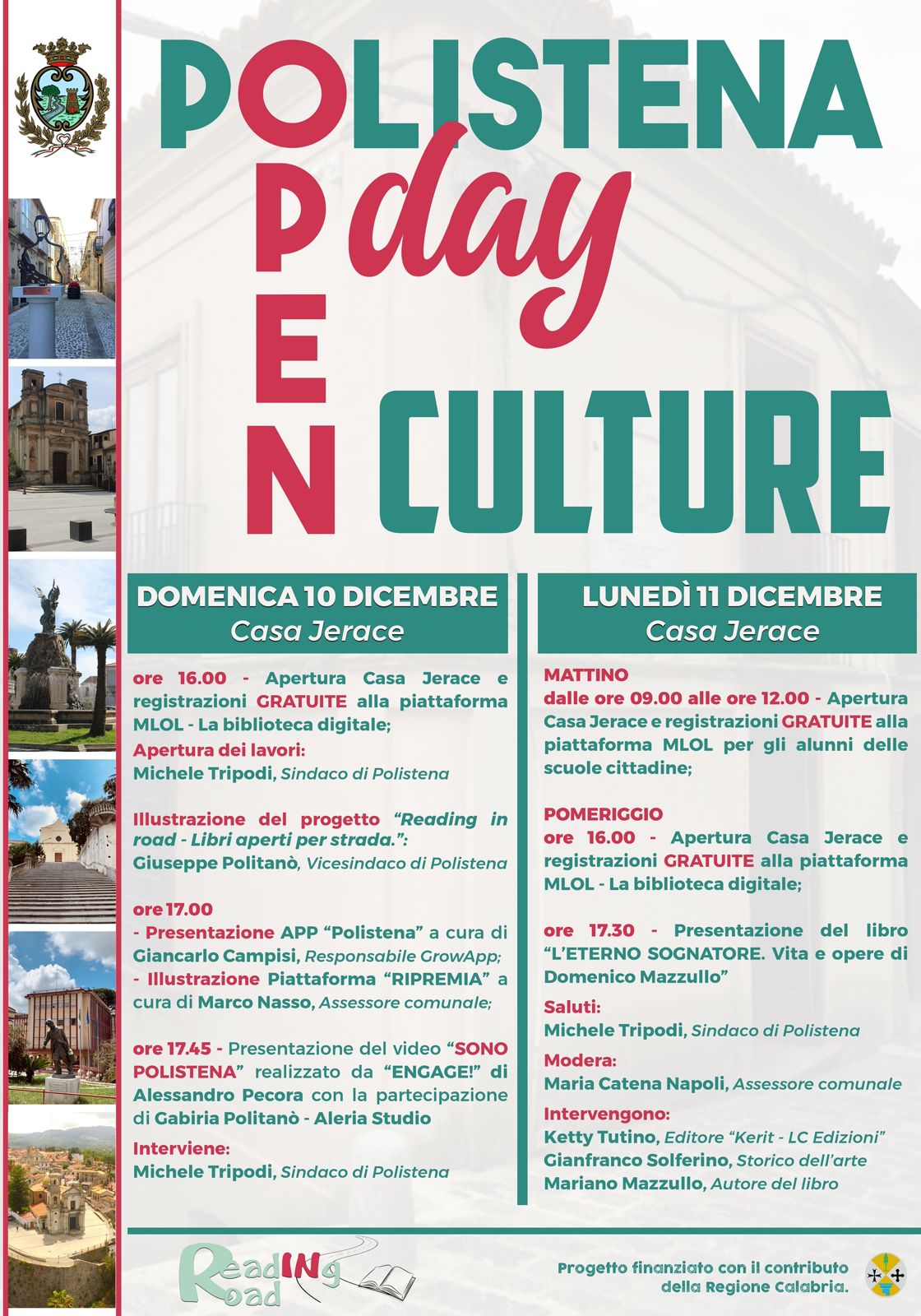 Polistena, Prima Edizione Di Open Day Culture - Pianainforma.it