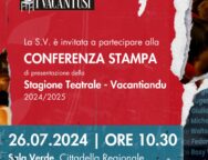 Presentazione dei progetti Arteca, Calabria Teatro e Vacantiandu  Sala verde Cittadella regionale