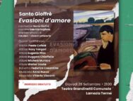 Nuovo e imperdibile appuntamento con Caudex – Visioni Letterarie. Santo Gioffrè presenta “Evasioni d’Amore” Giovedì 26 settembre al Teatro Grandinetti di Lamezia