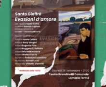 Nuovo e imperdibile appuntamento con Caudex – Visioni Letterarie. Santo Gioffrè presenta “Evasioni d’Amore” Giovedì 26 settembre al Teatro Grandinetti di Lamezia