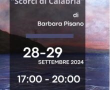 La Pittrice Barbara Pisano espone a Polistena con la mostra “Scorci di Calabria”