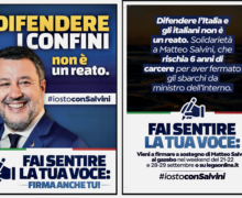 La Calabria scende in piazza a sostegno di Matteo Salvini nel processo Open Arms