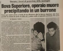 Sabato 26 ottobre a Bova la cerimonia di commemorazione del giovane Sergio Cancellara, vittima di un incidente sul lavoro.