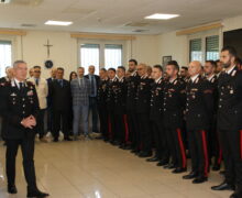 Il Generale di Brigata Riccardo Sciuto in visita ai Carabinieri del gruppo di Locri