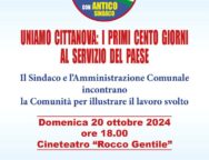 Iniziativa pubblica “Uniamo Cittanova: I primi cento giorni al servizio del paese”