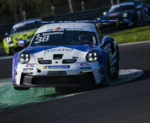 Simone Iaquinta vince in gara 1 a Monza nell’ultimo round della Carrera Cup Italia