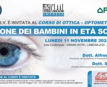 Lamezia, seminario formativo  sul tema;  “LA VISIONE DEI BAMBINI IN ETA’ SCOLARE”