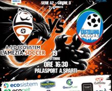 Serie A2 Futsal: esordio casalingo per l’Ecosistem Lamezia Soccer sabato al PalaSparti contro il Castellana