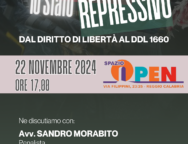 “Dal diritto di libertà al DdL 1660: contro lo Stato repressivo”