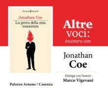 Altre voci. Jonathan Coe sarà ospite del Premio Sila a Cosenza