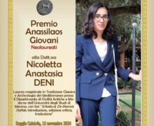 Cittanova, auguri alla neo laureta per premio prestigioso