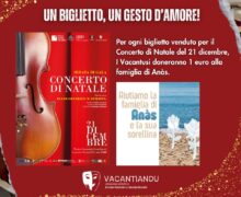 Concerto di Natale e Serata di Gala con degustazione creazioni di Casa Mastroianni 1 euro del biglietto sarà devoluto alla famiglia di Anàs