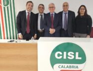 Visita di cortesia del Prefetto di Catanzaro, Castrese De Rosa, alla CISL Calabria.