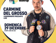 Leggermente frizzante, la stand up comedy di Carmine del Grosso al teatro Grandinetti. L’evento è organizzato da Stand Up Lamezia, Teatrop e Icica APS